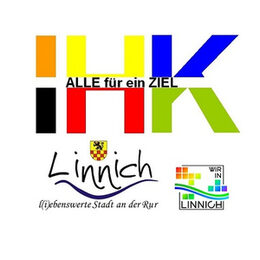 3 Logos - IHK Alle für ein Ziel, Stadt Linnich und Wir in Linnich